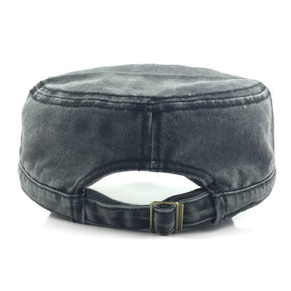 Mens Old Military Flat Cap