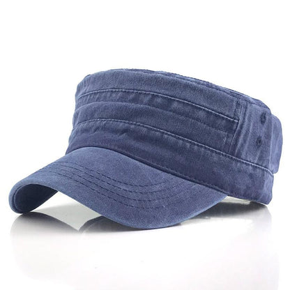 Mens Old Military Flat Cap
