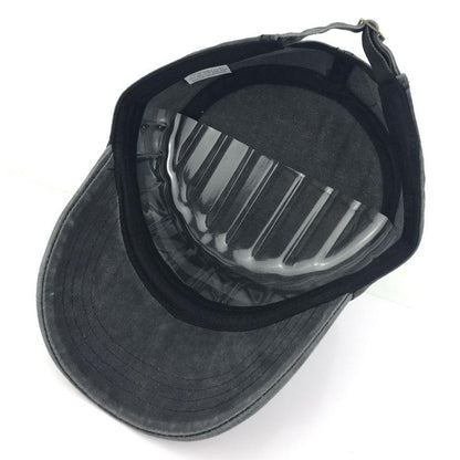 Mens Old Military Flat Cap